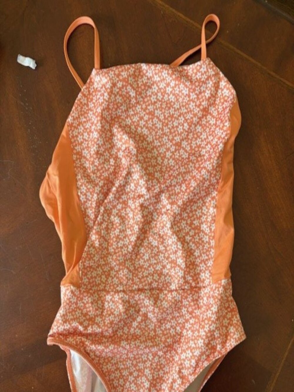 Patagonia Girls Swimsuit Bell Flower: Tigerlily Orange XXL